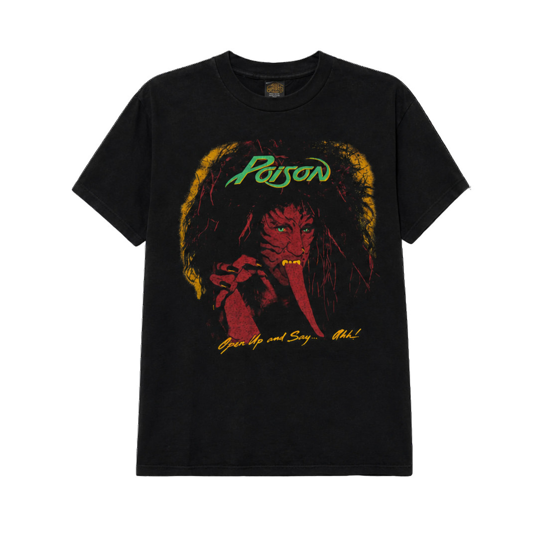 Poison "Open Up and Say Ahh!" Metal Tee
