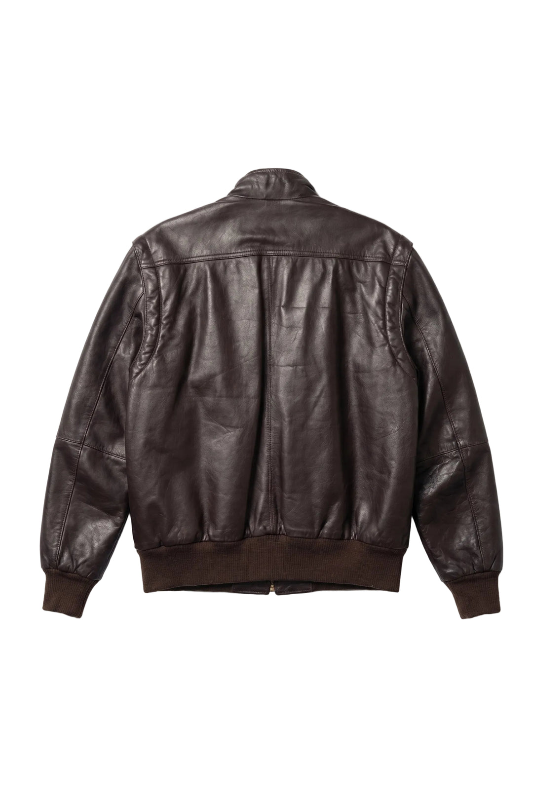 Members Only Brown Leather Jacket