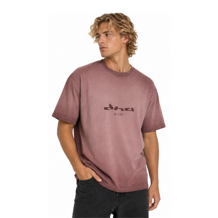 The Source Tee - RUST ROSE