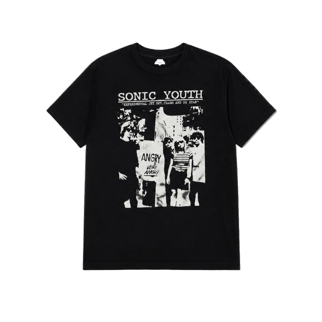 Black t-shirt with &