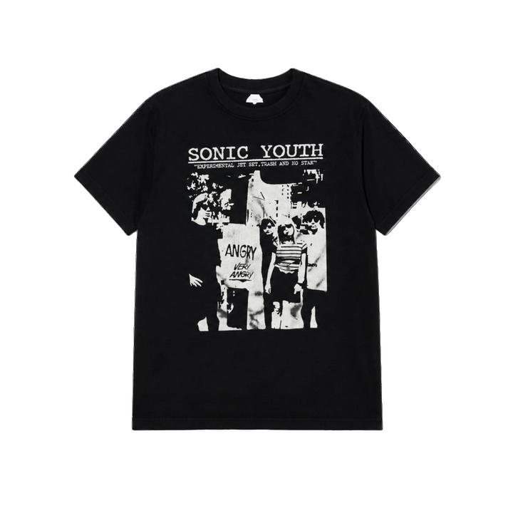 Black t-shirt with &