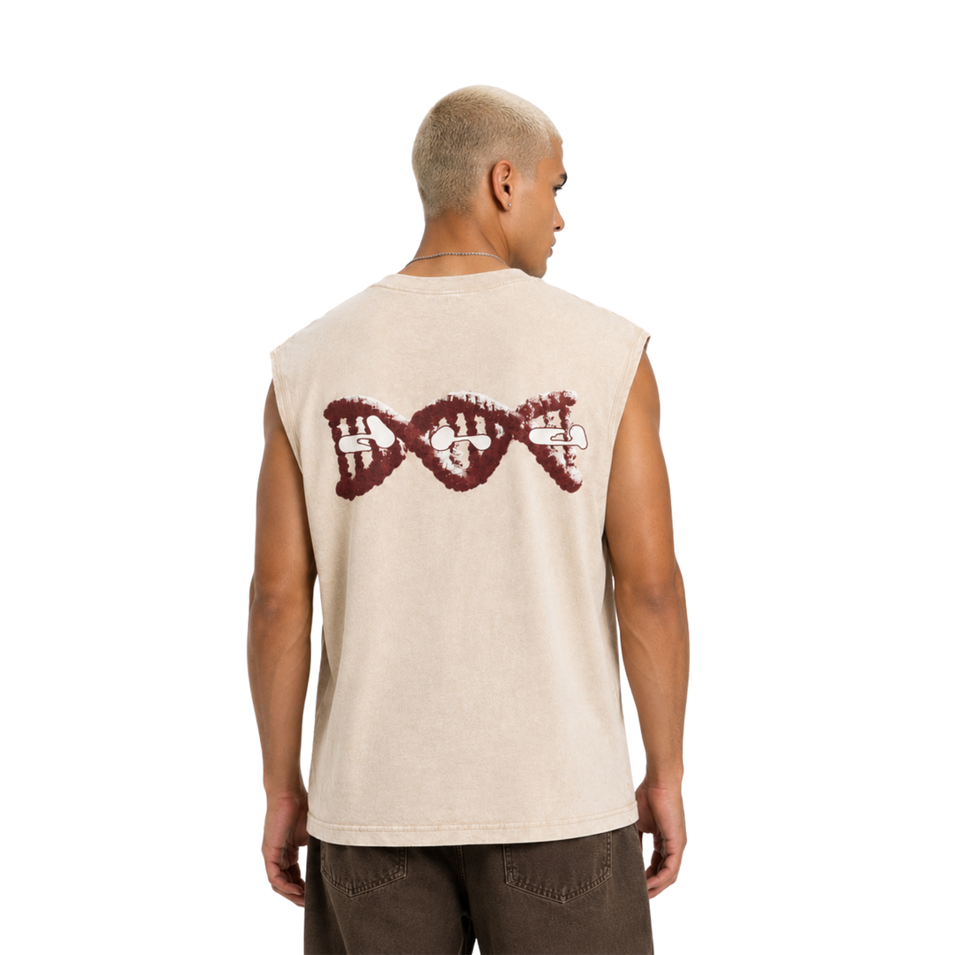 The Source Muscle Tee - Grain