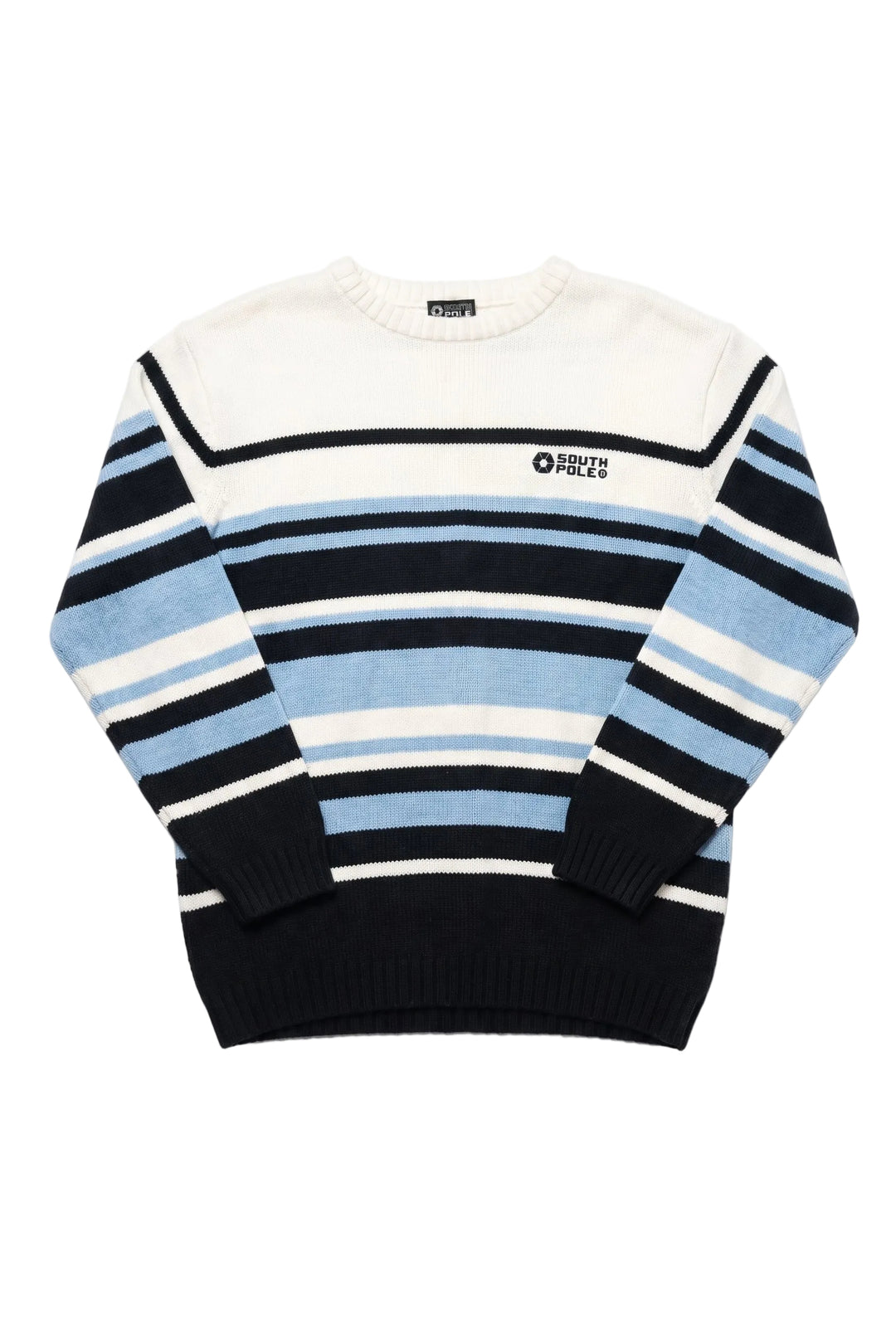 Vintage South Pole Striped Crewneck Sweater
