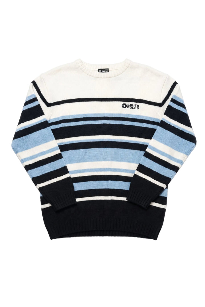 Vintage South Pole Striped Crewneck Sweater