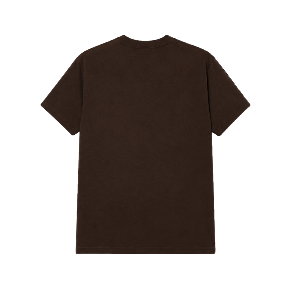 Brown t-shirt on a white background