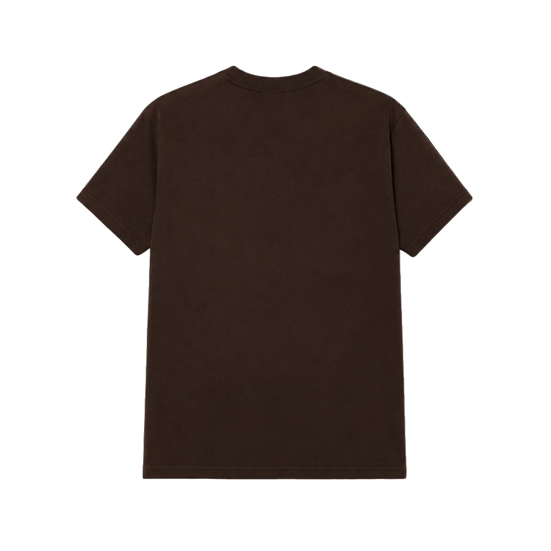 Brown t-shirt on a white background