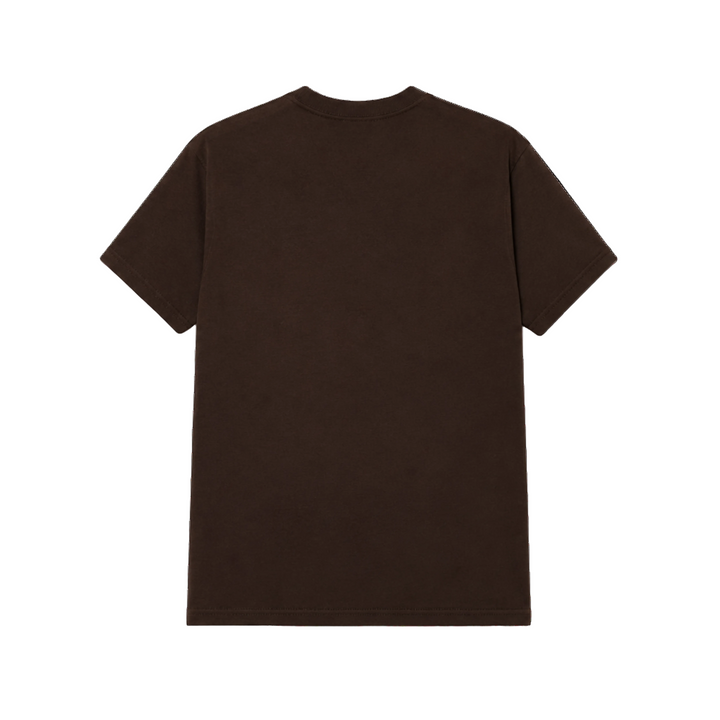 Brown t-shirt on a white background