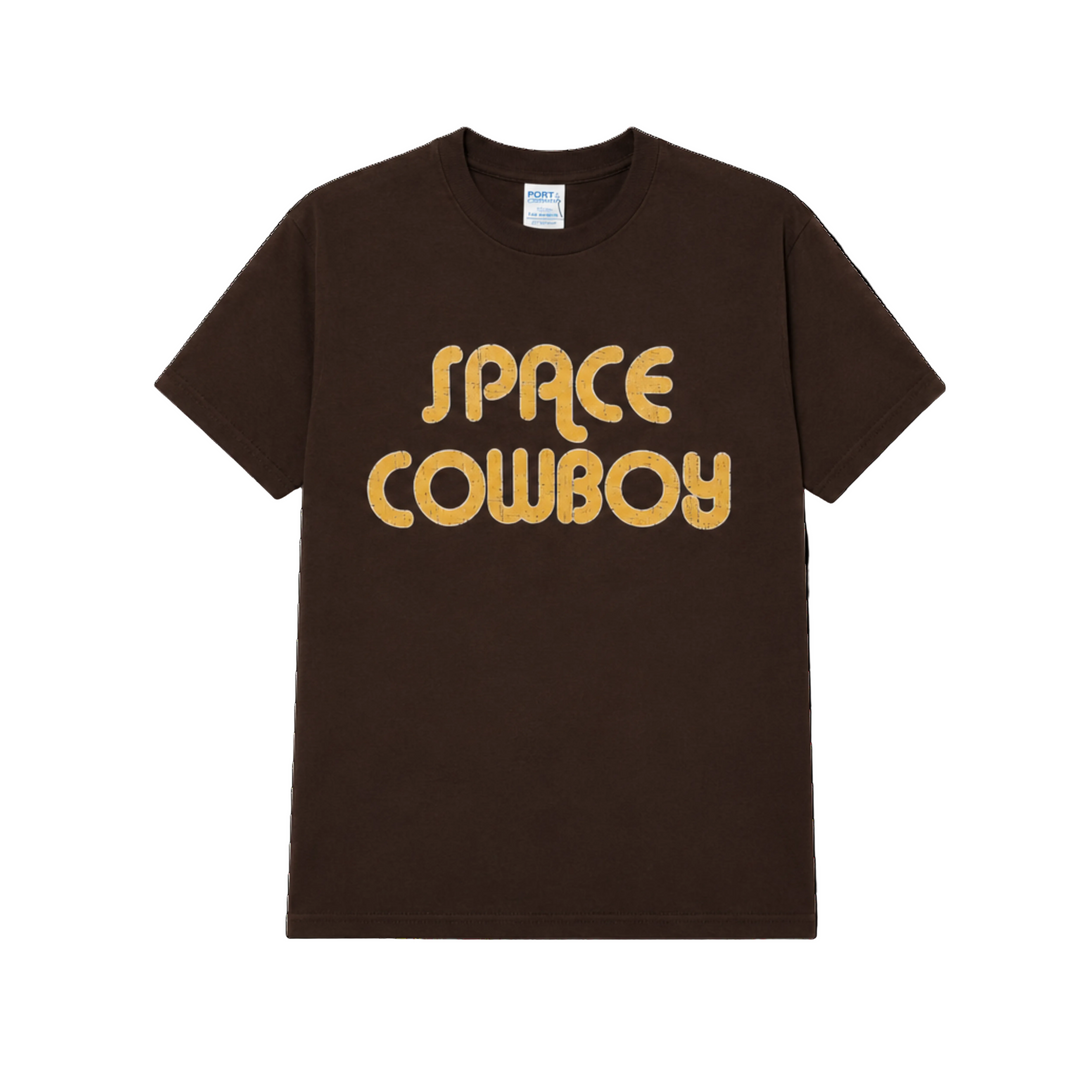 Brown t-shirt with &