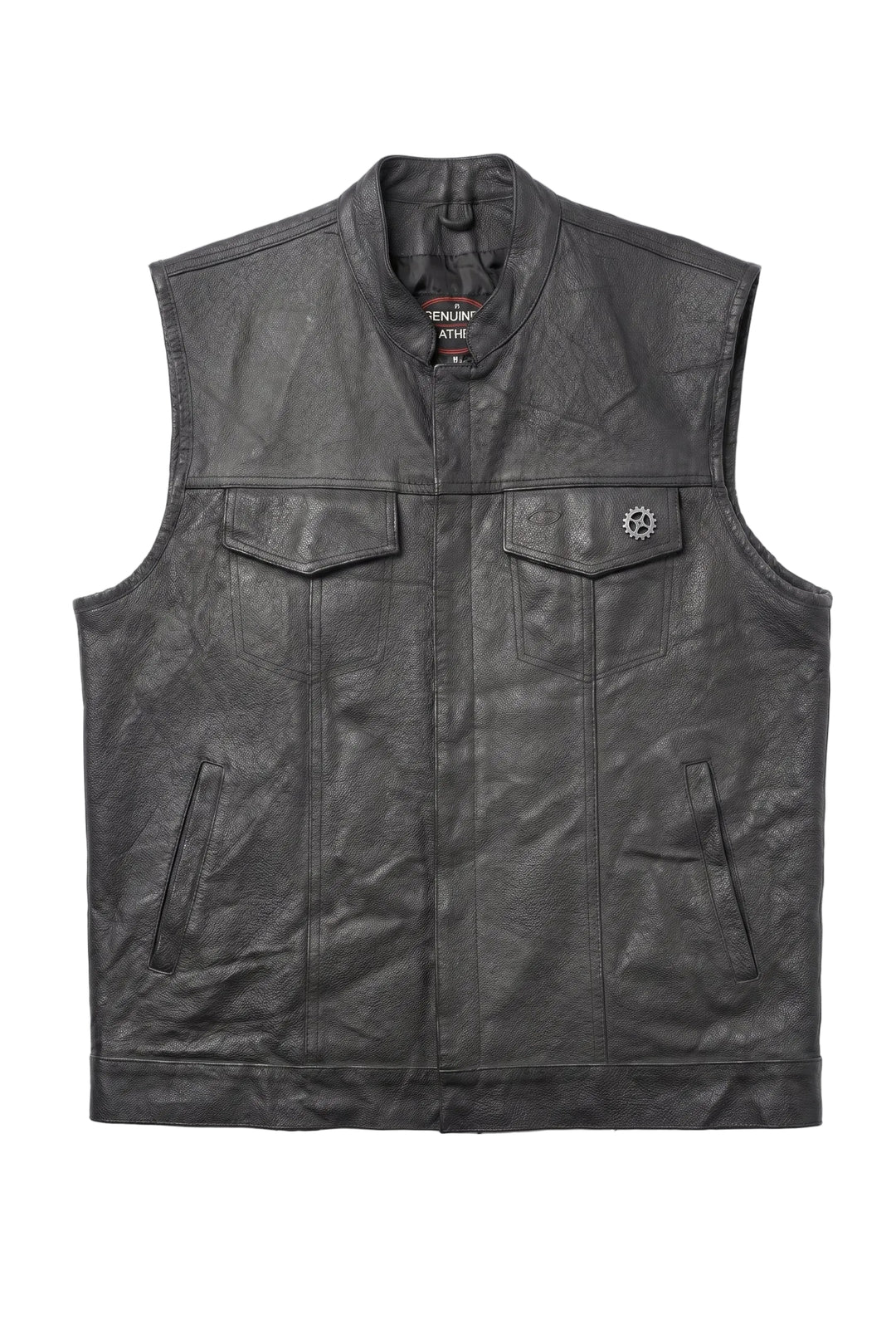 Spiked Punk-Rock Leather Vest