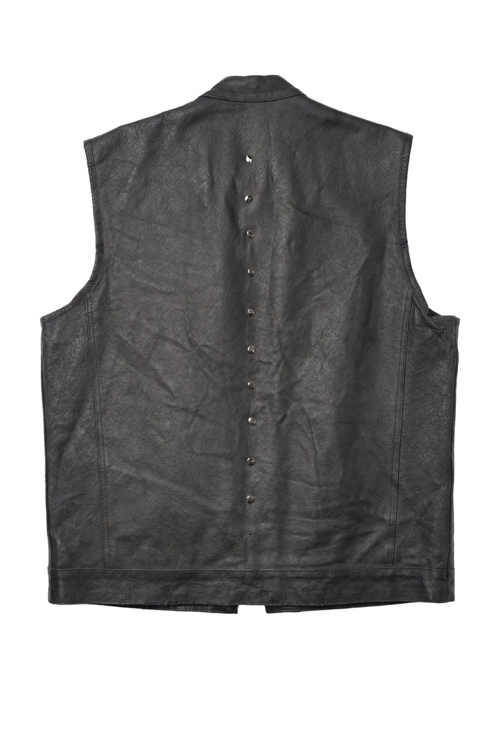 Spiked Punk-Rock Leather Vest