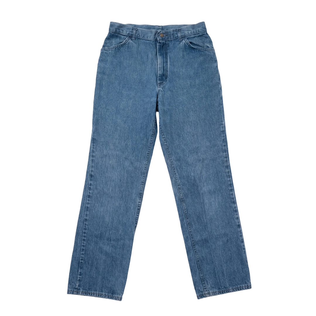 Lee Embroidered Pocket Vintage Medium Wash Jeans