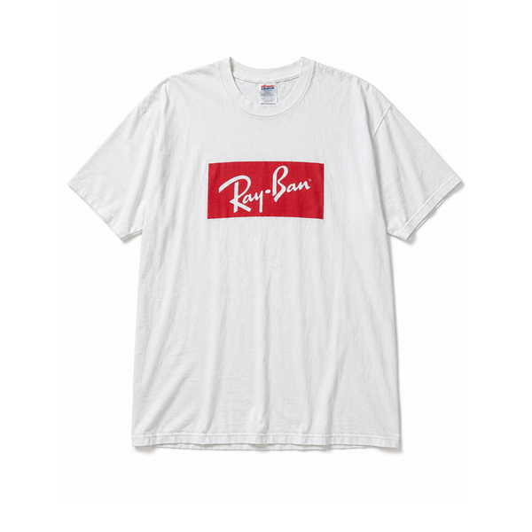 Vintage 'Ray-Ban' White T-Shirt