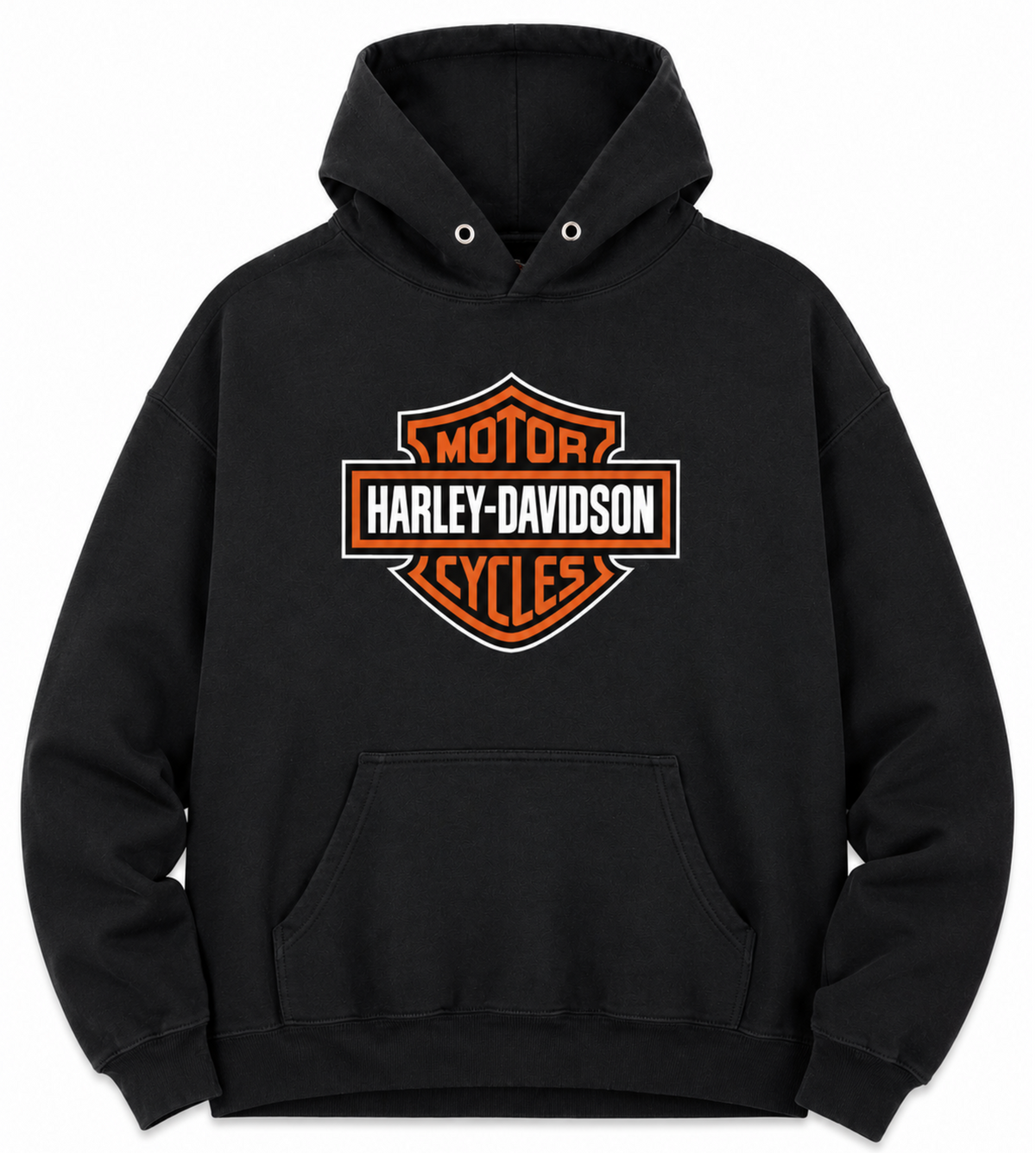 Vintage Harley-Davidson Motor Cycles Logo Pullover Hoodie