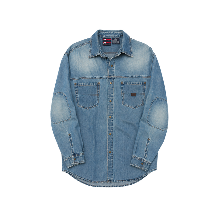 Vintage Bugle Boy Denim Button Down Shirt