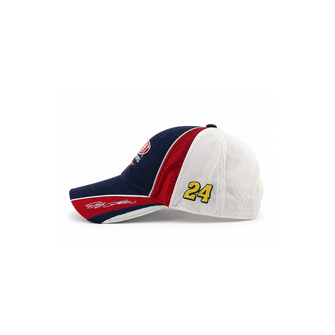 Navy, Red &amp; White Mesh Jeff Gordon Dupont Hat