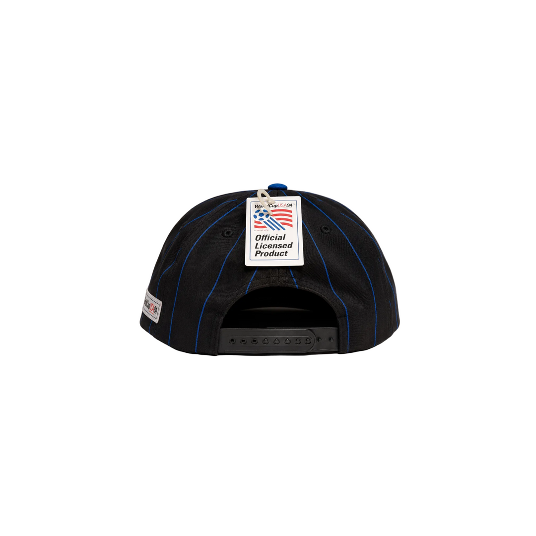 Vintage World Cup USA 1994 Sweden Pinstripes Twins Enterprise Snapback Hat