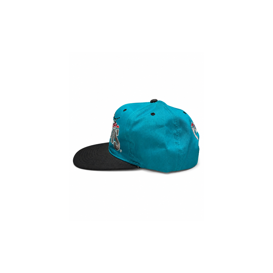 Teal &amp; Orange Miami Marlins Embroidered Flat Brim