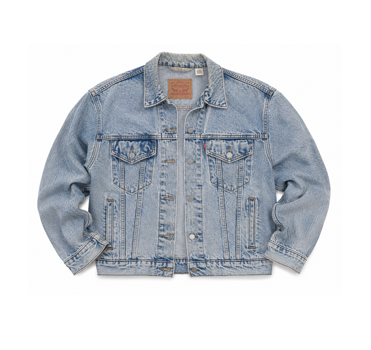 Vintage Levi's Light Wash Denim Trucker Jacket