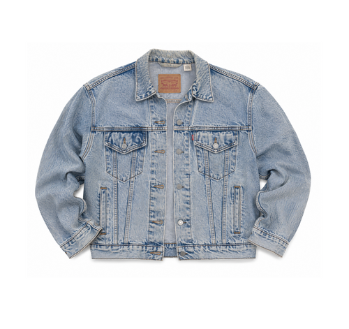 Vintage Levi's Light Wash Denim Trucker Jacket