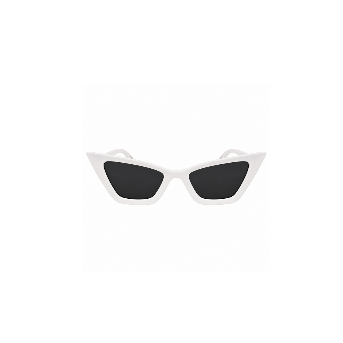 White Cat Eye Sunglasses