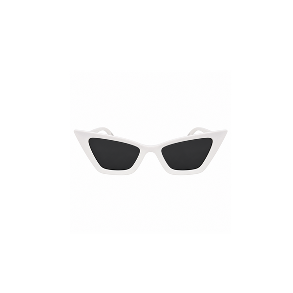 White Cat Eye Sunglasses