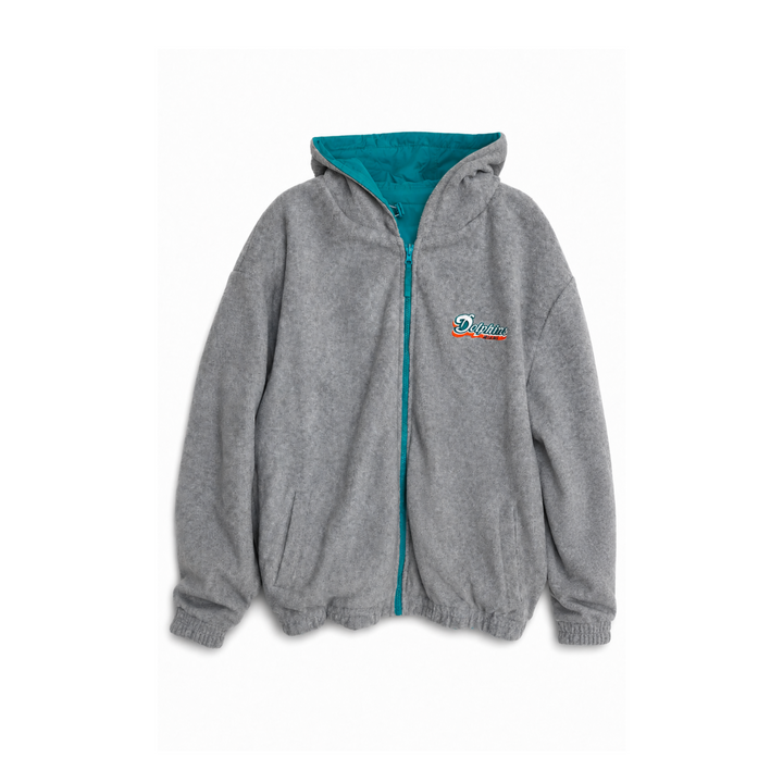 NFL Miami Dolphins Reversible Lined Windbreaker Jacket
