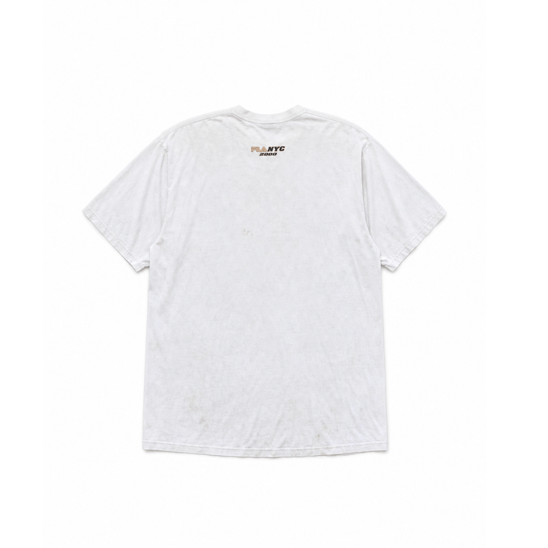 Vintage FILA Running NYC White Graphic T-Shirt
