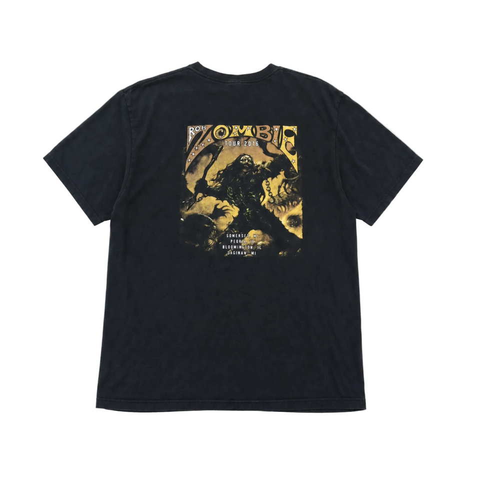 Vintage Rob Zombie '2016 Tour' Black Graphic T-Shirt