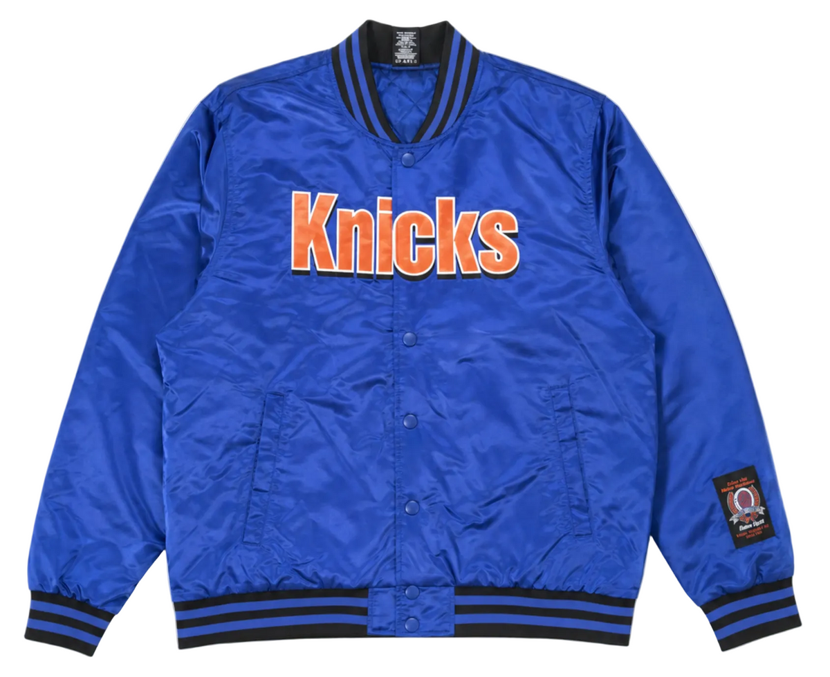NY Knicks Blue Bomber Jacket