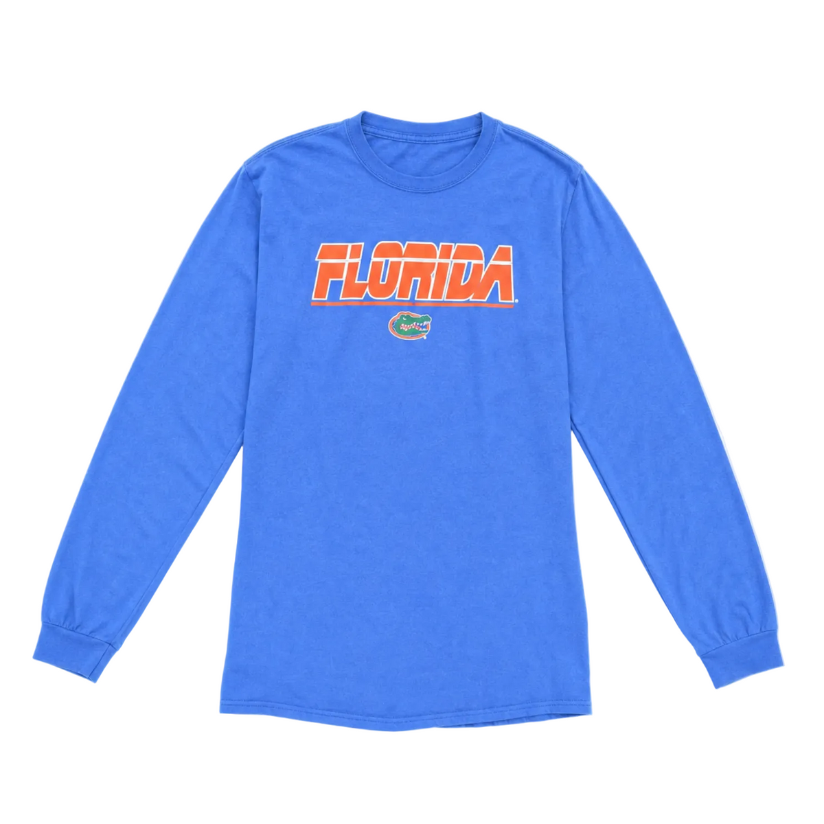 Vintage UF Gators Blue Graphic Long Sleeve T-Shirt