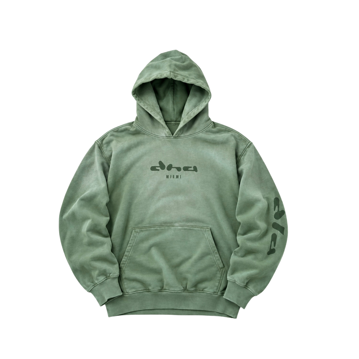 The Source Hoodie - Olive Smoke