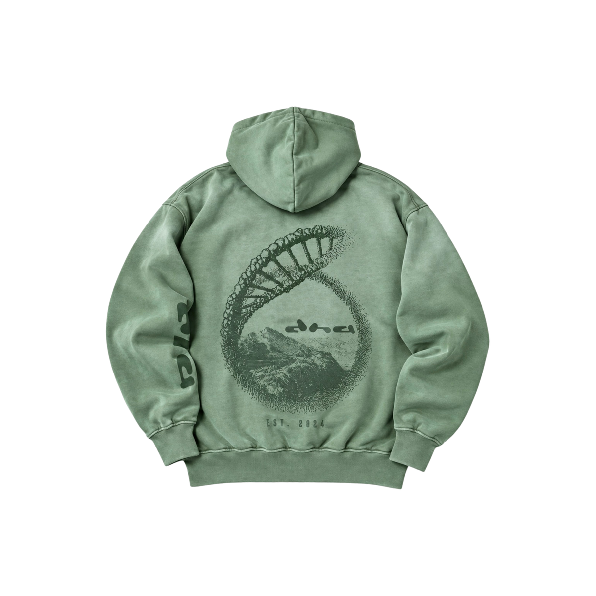The Source Hoodie - Olive Smoke