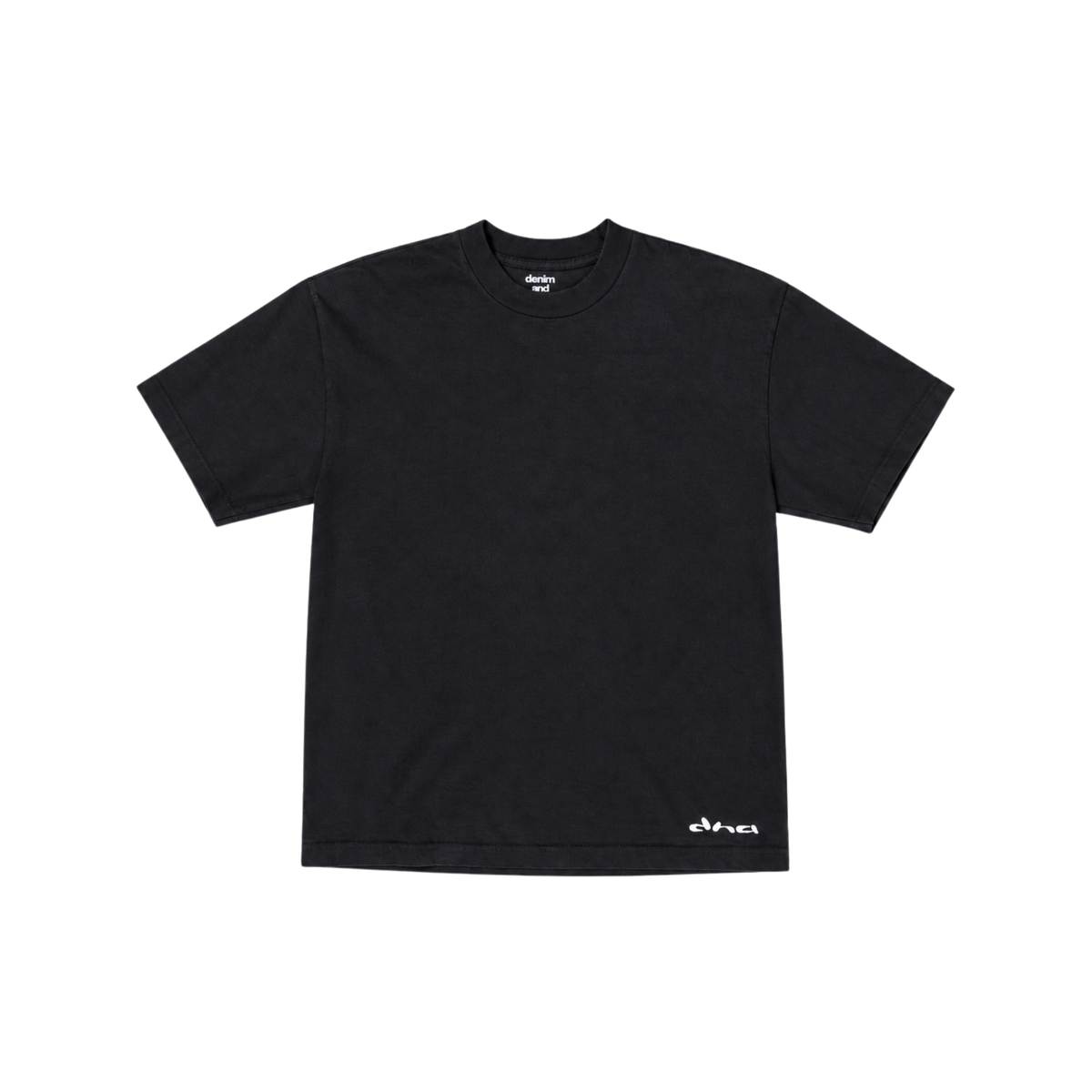 DNA Stitch Cropped T-Shirt - Carbon