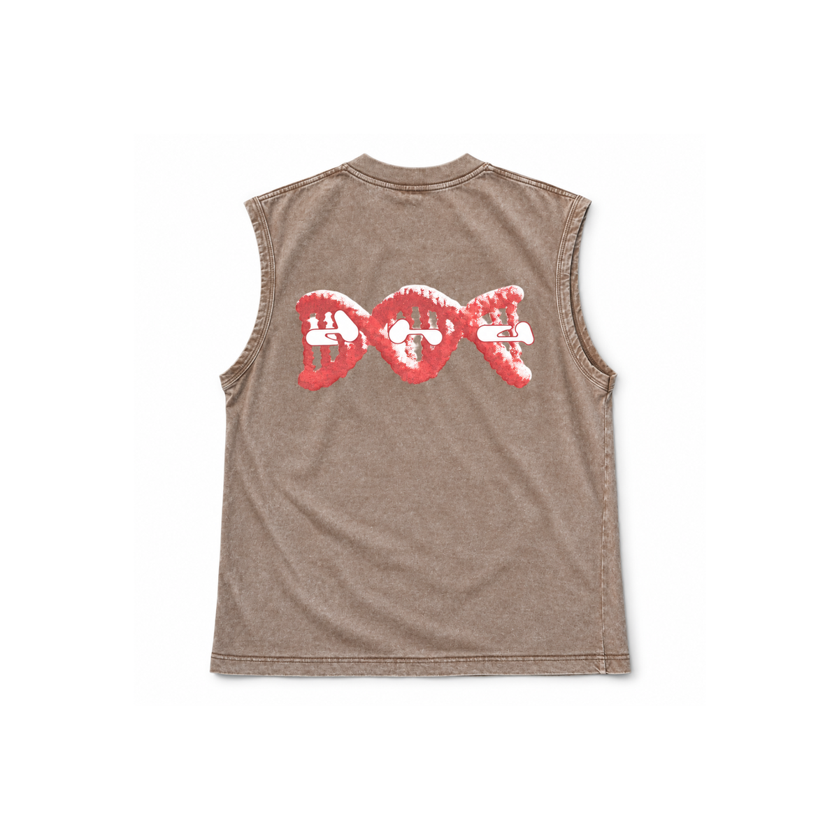 The Source Muscle Tee - Earth Brown