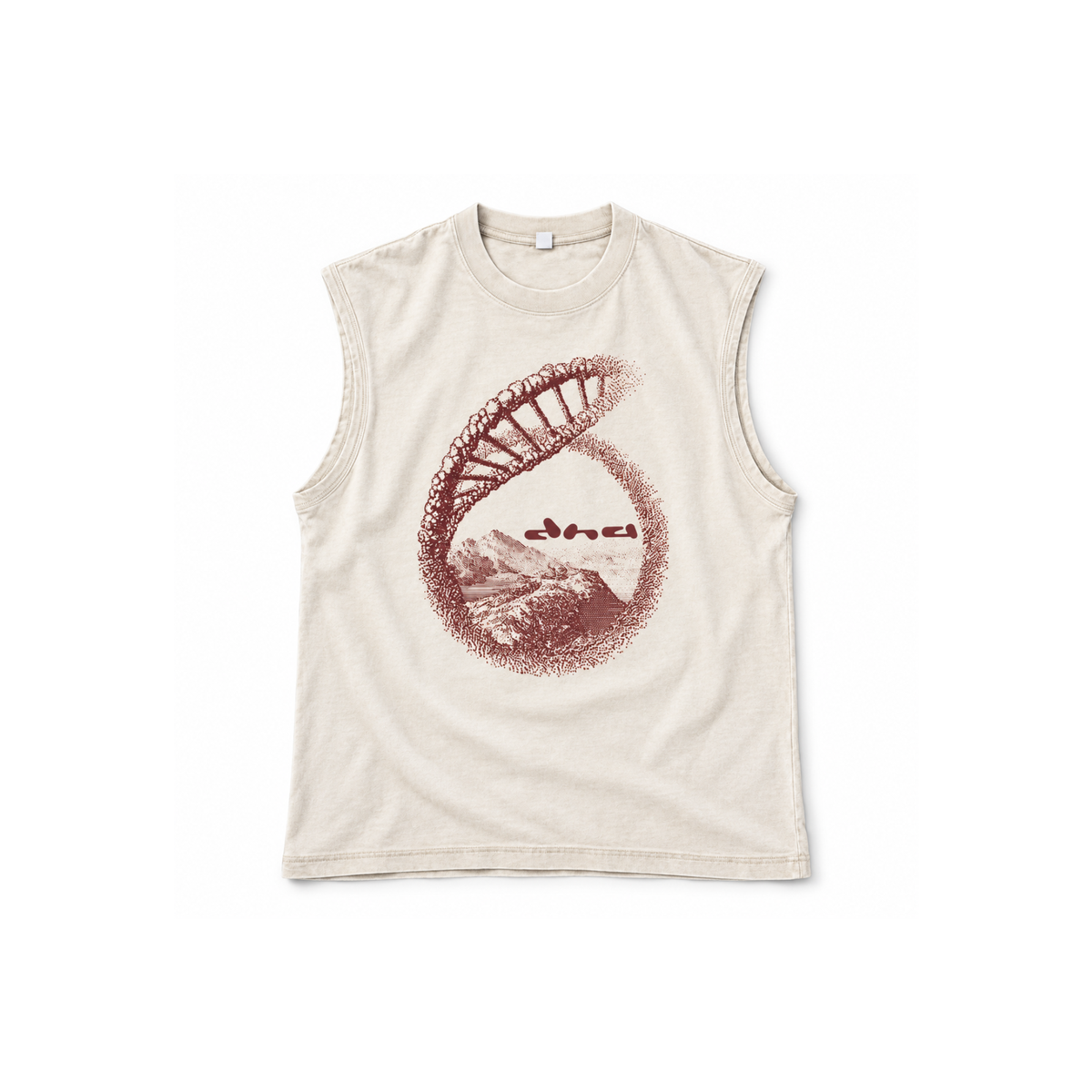 The Source Muscle Tee - Grain