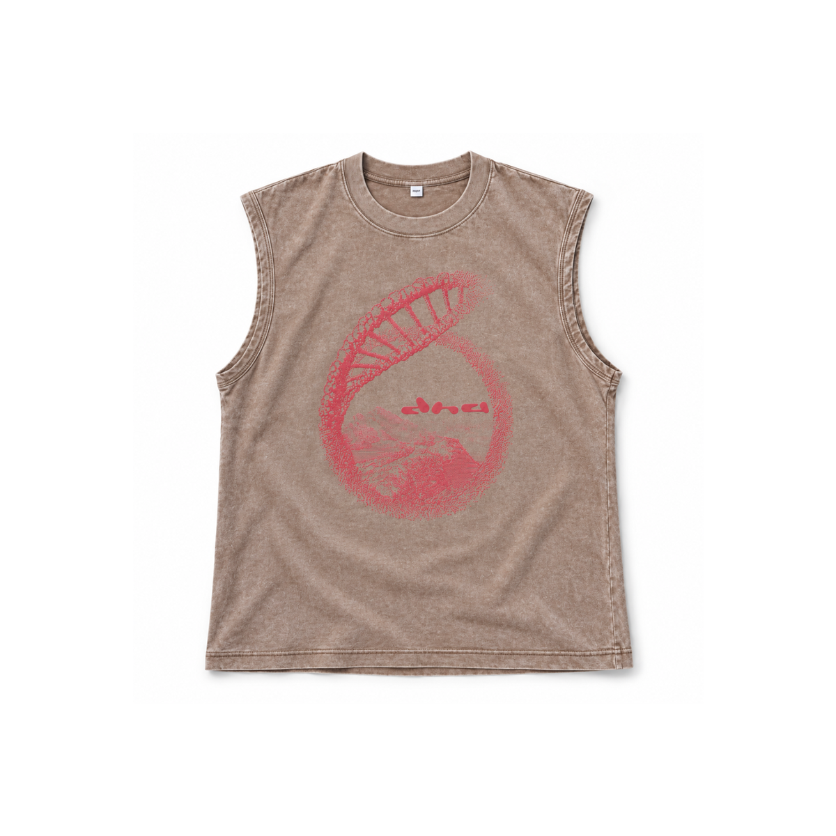 The Source Muscle Tee - Earth Brown