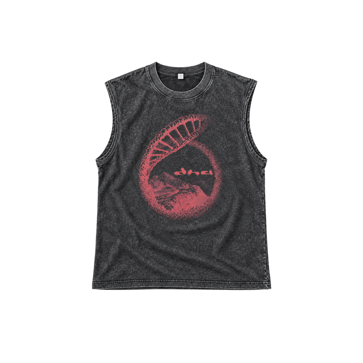 The Source Muscle Tee - Black Night