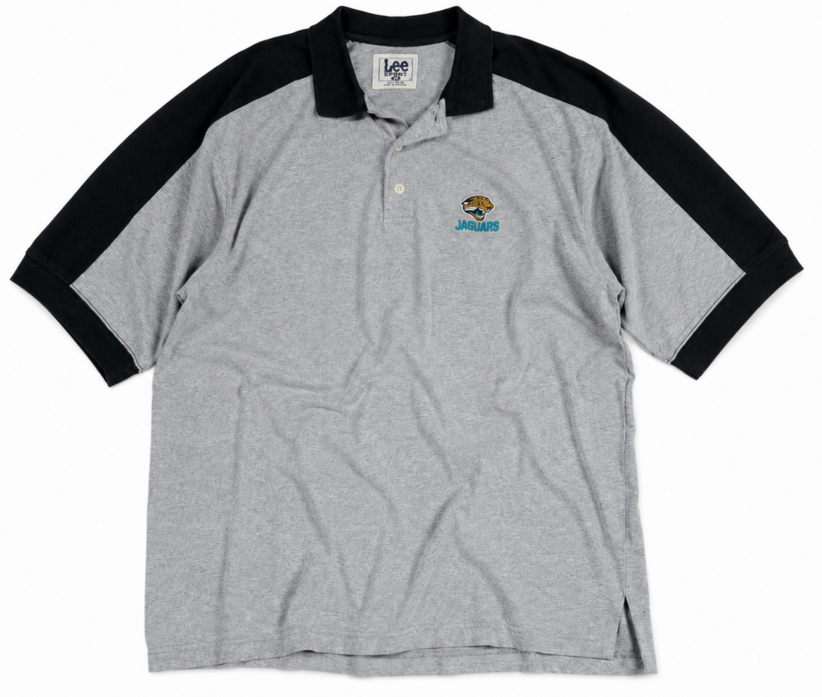 Vintage Lee Grey & Navy 'Jacksonville Jaguars' Polo Shirt