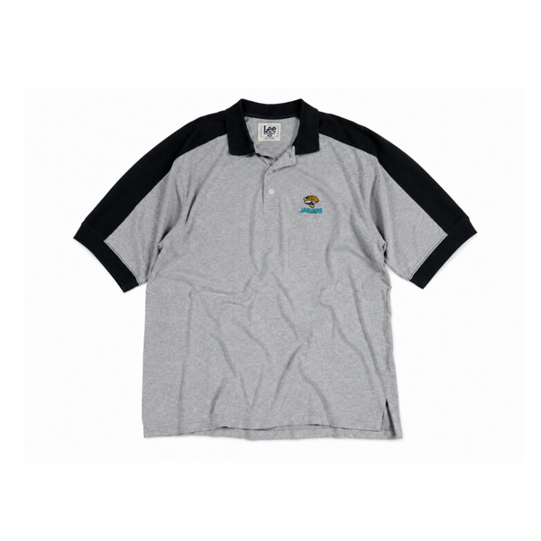 Vintage Lee Grey & Navy 'Jacksonville Jaguars' Polo Shirt