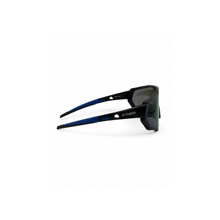Blue Velocity Shield Sunglasses