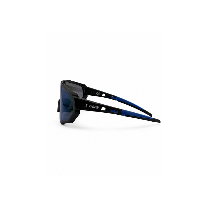 Blue Velocity Shield Sunglasses