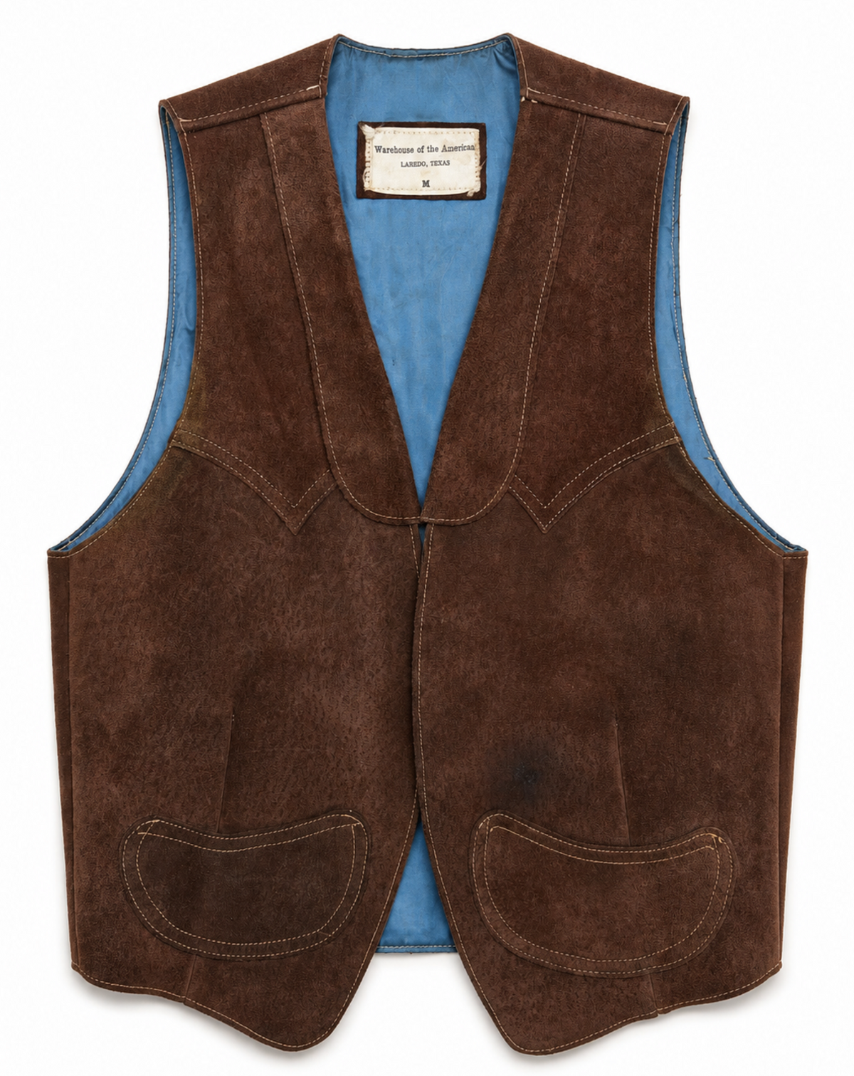 80s Warehouse of The Americas Brown Vest