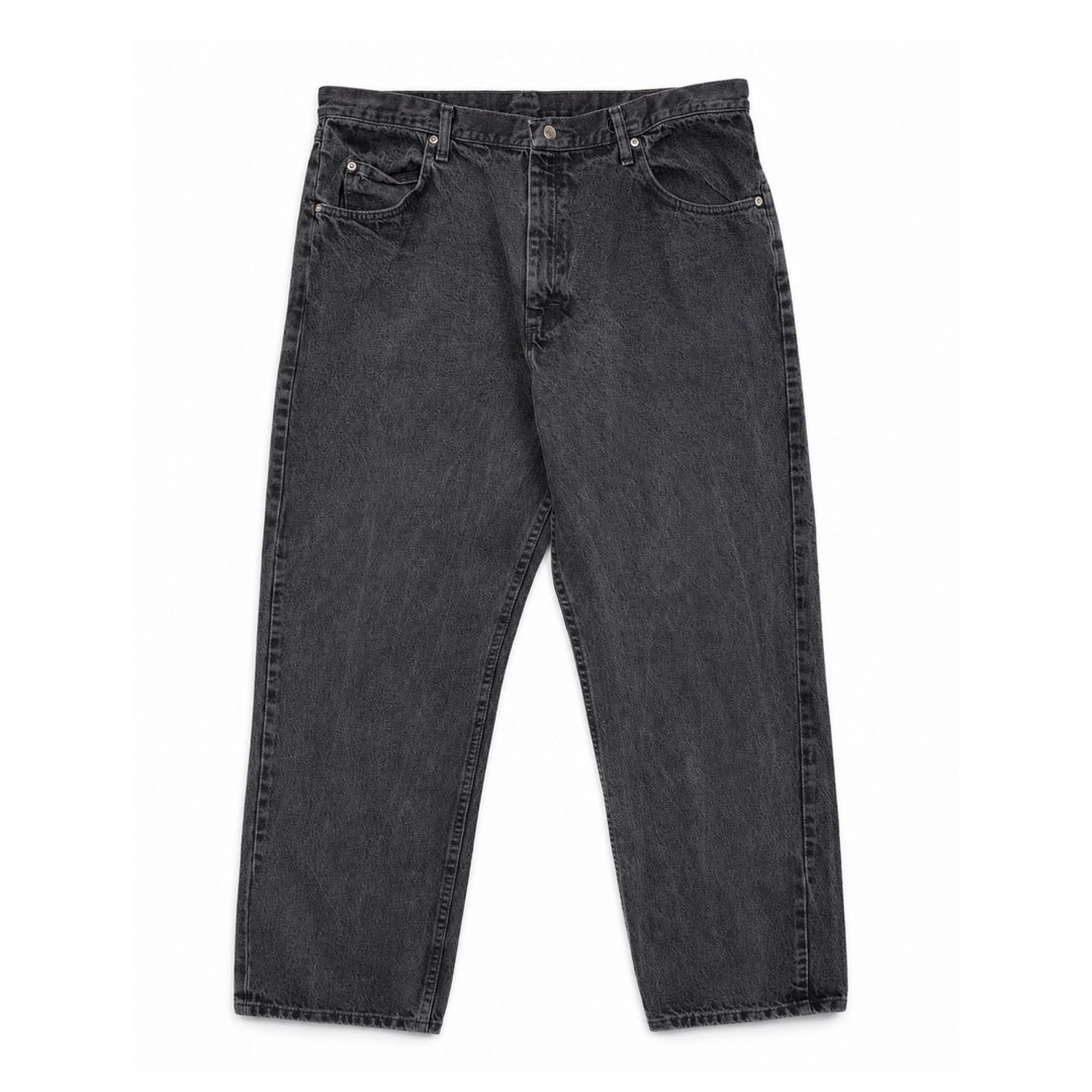 Wrangler Black Relaxed Fit Denim Jeans