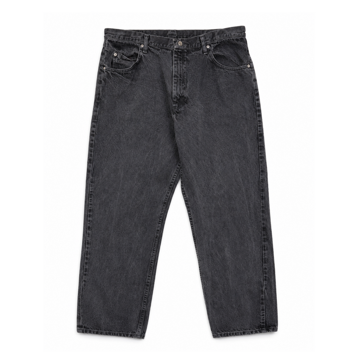 Wrangler Black Relaxed Fit Denim Jeans
