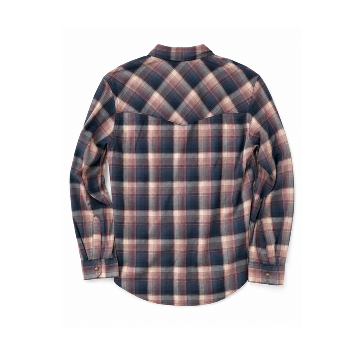 Wrangler Pearl Snap Plaid Western Flannel Shirt