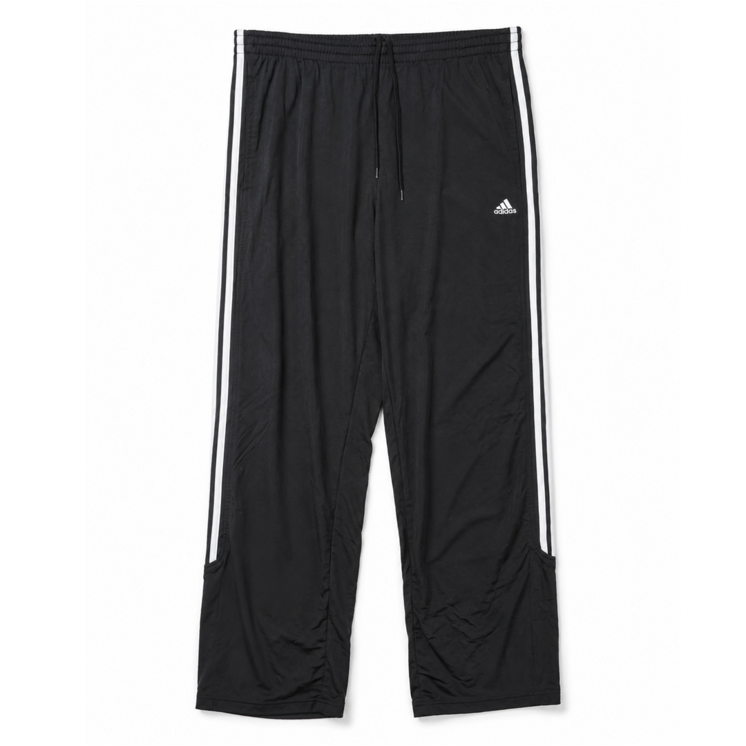 Vintage Adidas Black 3-Stripes Athletic Track Pants
