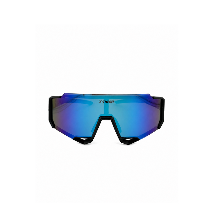 X-TIGER Blue Pulse Shield Sunglasses