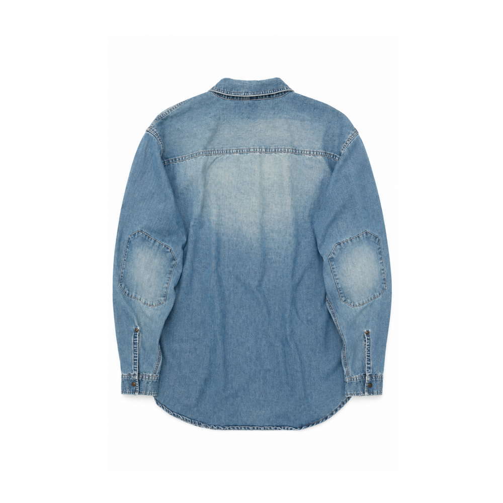 Vintage Bugle Boy Denim Button Down Shirt
