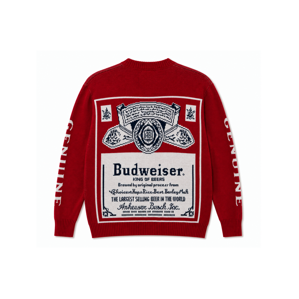 Vintage Budweiser 'Holiday' Sweater