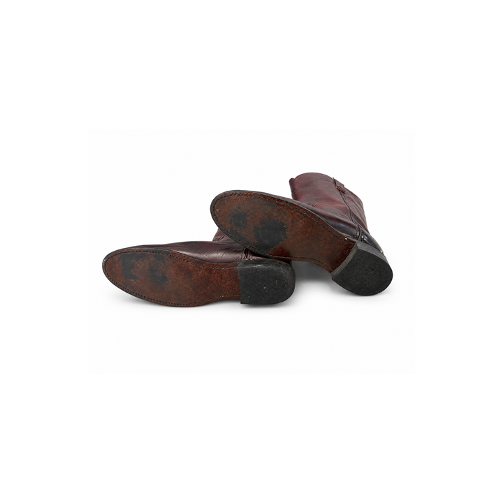 Brown Leather Cowboy Boots